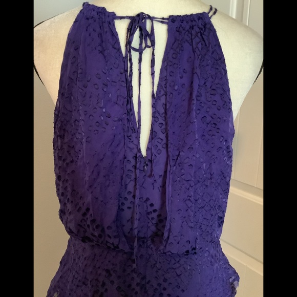 Bcbg Purple Halter Blouse - Picture 4 of 7